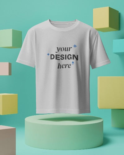 Customisable Premium Men's Crew Neck T-Shirt