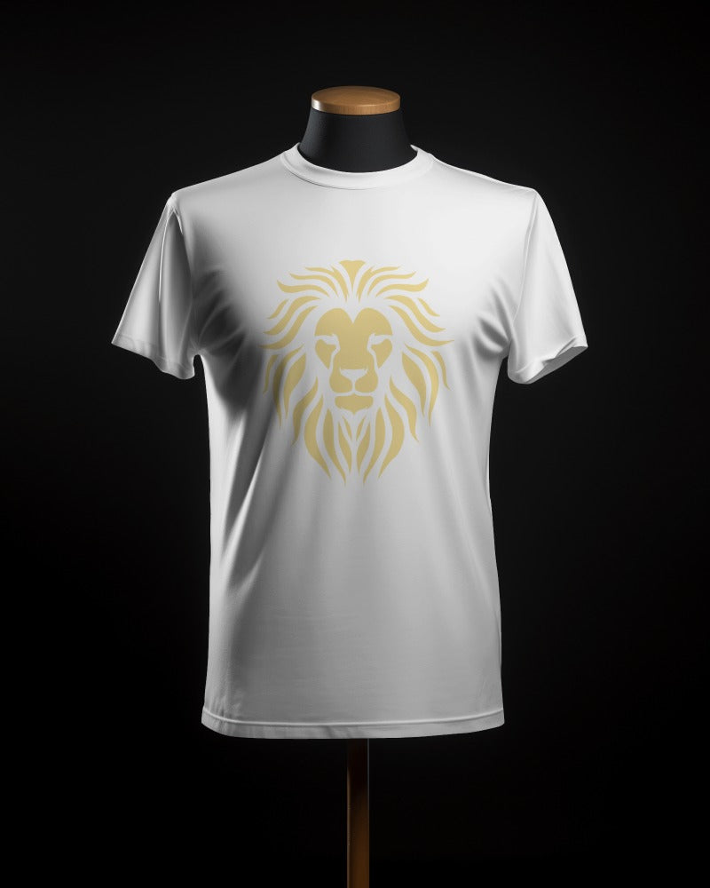 Yellow Lion - Crew Neck Tshirt - Men