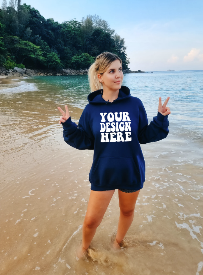 Your Design - Custom Heavy Hoodie - Women